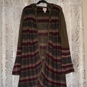 Hooded Cardigan Sweater